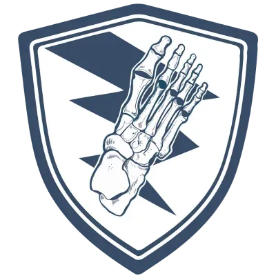 No Easy Feet logo